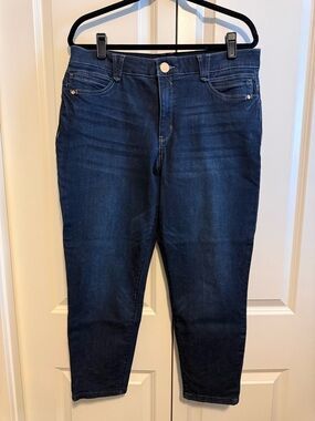Democracy Dark Indigo Ankle Crop Jeans